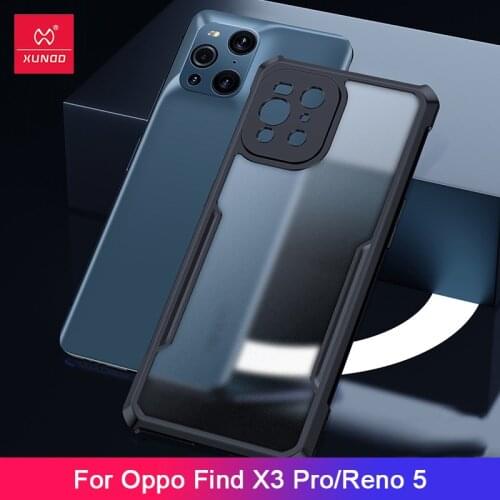 For Find X3 Pro Case,Xundd Phone Case -with Airbag Technology Anti-Fall Back Transparent Case For Oppo Reno Find X3 Pro X3 Lite