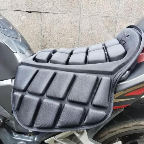 Motorcycle Cushion Cover Sunscreen Heat Insulation Cushion 3D Mesh Seat Cover Motorcycle Soft Non-slip Cloth Air Pad Seat
