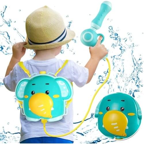 Childrens Backpack Water Gun Toys Parent-child Beach Interaction Summer Swimming Pool Backpackwater Gun Toys for Boys and Girls