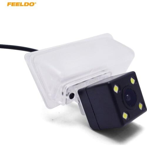 FEELDO 1Set Auto CCD Parking Reversing Backup Camera WIht LED for New Teana Nissan Bluebird/Tiida Rearview Camera #AM5448