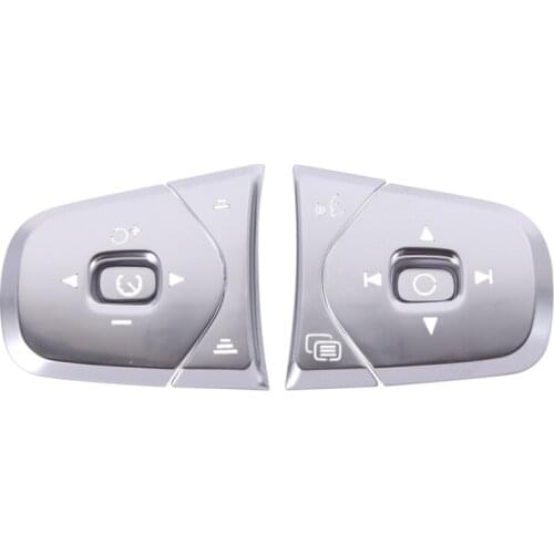 Steering Wheel Buttons Sequins Decoration Cover Trim 6Pcs for Volvo XC60 S90 XC90 2017-18 Car Styling