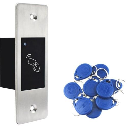 Metal Waterproof Outdoor Embedded Biometric Fingerprint Access Controller Standalone RFID Card Door Access Control System