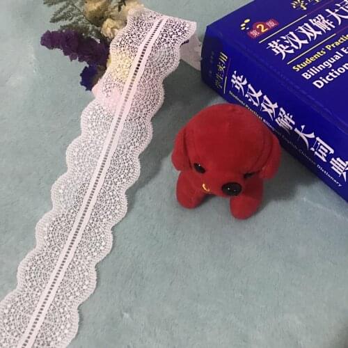 Model C2551-1 asymmetric side small lace, used for DIY handmade clothing accessories, elastic