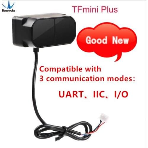 Wholesale TFmini Plus LiDAR Module, IP65 Micro single point TOF short distance sensor compatible with both UART IIC I/O