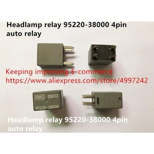 Original new 100% import headlamp relay 95220-38000 4pin auto relay