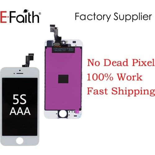 Shenchao 10PCS/LOT NO Dead Pixel High Quality LCD Display For iPhone 5S with Touch Screen Digitizer Assembly Replacement