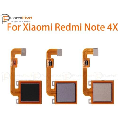 Fingerprint Flex For Xiaomi Redmi Note 4X Fingerprint Sensor Flex Touch Sensor ID Home Button Return Key Ribbon Scanner Cable