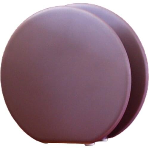 Studio Round Lavender Vase, Ceramic Vase Home Decor, Concrete Vase Decoration for Living Room, Vases for Decor