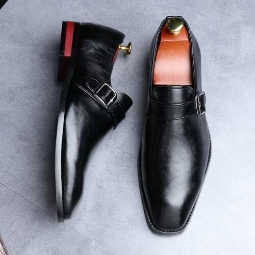 Loafers Men Shoes Big Size 47 48 Italian Formal Shoes Men Original Leather Business Shoes for Men Vintage Leather Shoes Dress