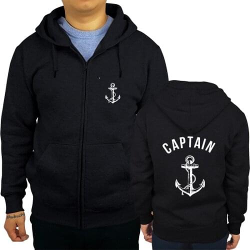 High Quality hoodie Captain hoodie Anchor Nautical Sea Sailor Ship Marine Fashion Cool Gift sweatshirt sbz6240