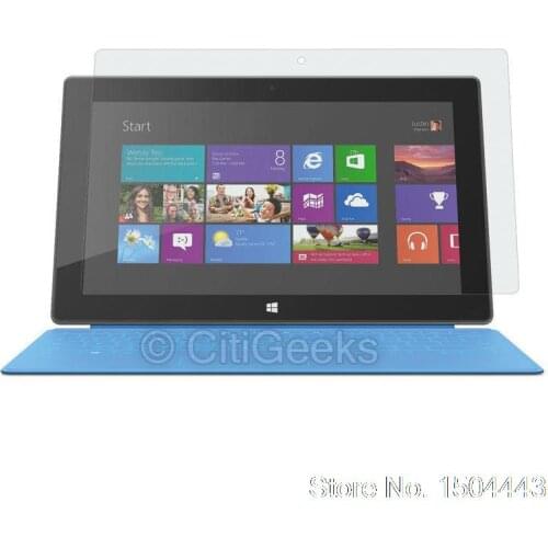2pcs Clear Glossy HD LCD Guard Film Cover Skin Microsoft Surface RT / Pro screen protector 10.6'' 268*166.7mm