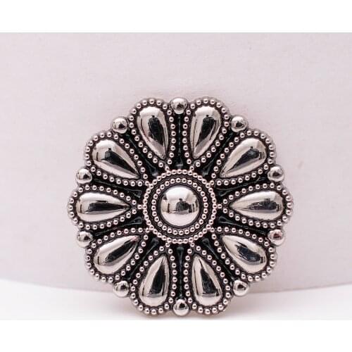 30mm Bling Silver Western Cowboy Horse saddles Leathercraft Belt Bag Shoe Flower Concho Lot 10pcs