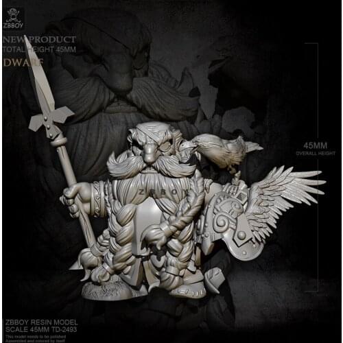 45mm Resin model kits figure DIY toy self-assembled TD-2493