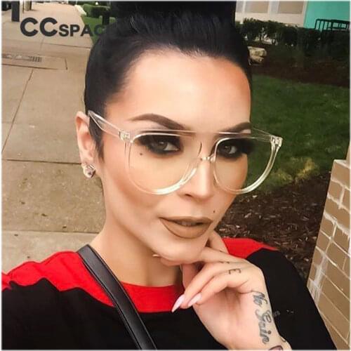 45019 Transparent Frame Glasses Men Women sunglasses Fashion Eyewear UV400