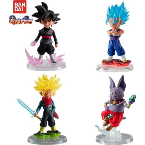 6cm BANDAI dragon ball figure Son Goku Twisted egg box Anime characters Action PVC Collection Model Toy Anime Figure Toys For Ki