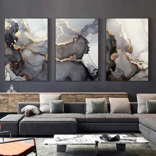 2021 Abstract Black Luxury Canvas Painting watercolors Picture Home Decor Wall Art Minimalist Posters and Prints for Living Room