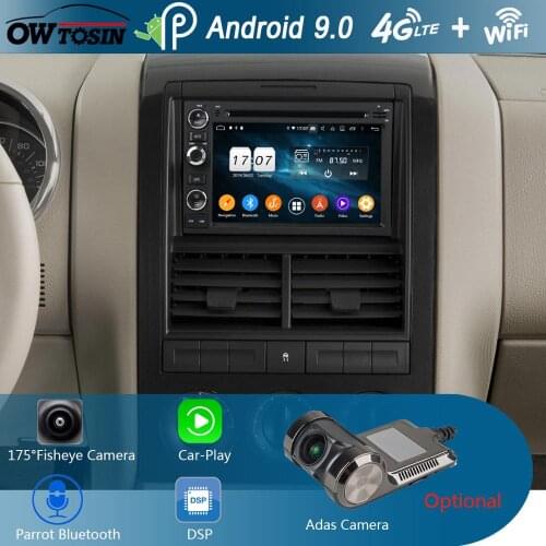 7" IPS 8 Core 4G+64G Android 9.0 Car DVD Player For Ford Explorer Fusion Mustang Focus Edge Expedition Escape F150 DSP DVR