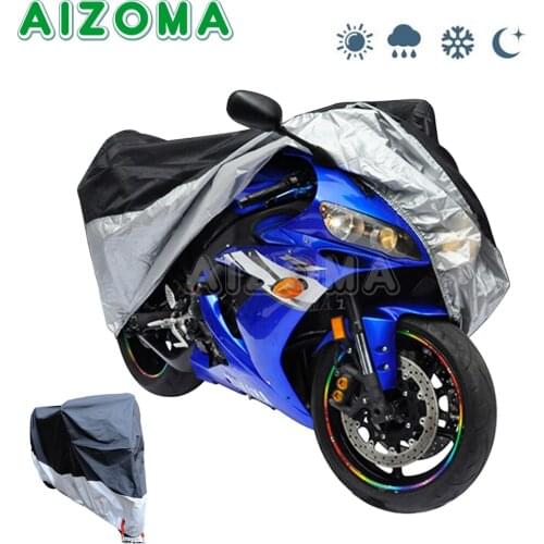 Bike Motorcycle Cover Tarpaulin Universal Outdoor All Weather UV Dust Rain Snow Protector Scooter Waterproof Cover funda moto