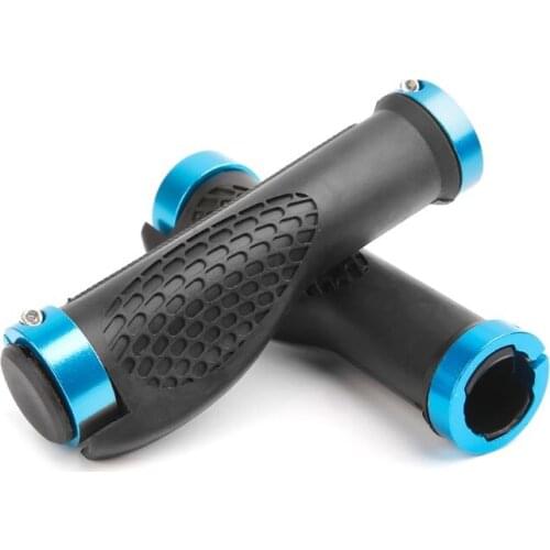 Ergonomic Bike Handle Grip Road Cycling Bicycle Anti-Skid Rubber Lock Handlebar