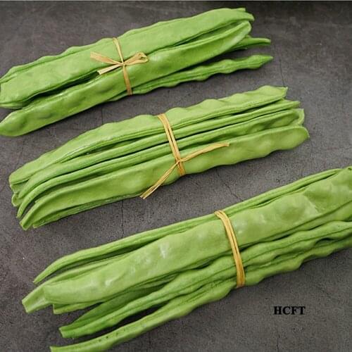 Artificial fake vegetables Kitchen hotel restaurant store shop decoration long bean green bean peas haricot bean lentils model