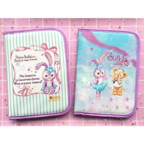 New Cute Duffy Bears Friend Stellalou Bags Multifunctional Document Folder Cartoon Card Storage Package Girls Children Gifts