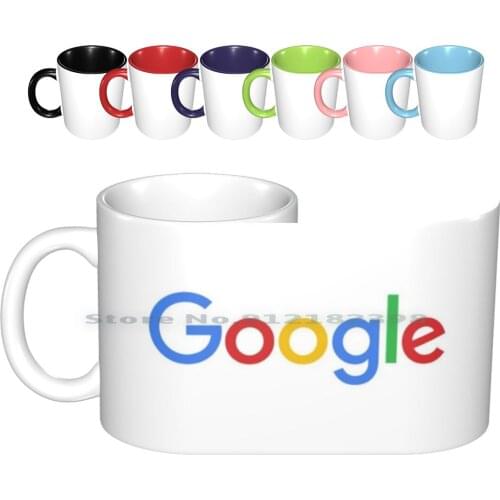 New Google Logo ( September 2015 )-Clear , High-Quality , Large Ceramic Mugs Coffee Cups Milk Tea Mug Technology Internet