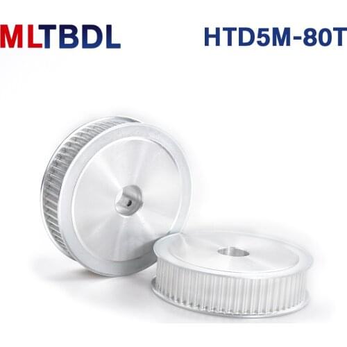 Both sides are flat 5M80 teeth T synchronous wheel Slot width 16/21 AF type synchronous belt wheel Hole 8-25 keyway can be added