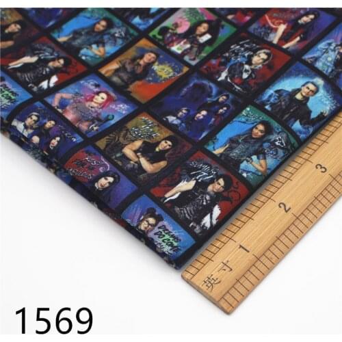 Half yard 45*140cm cartoon character print polyester cotton fabric mask handmade craft 1569
