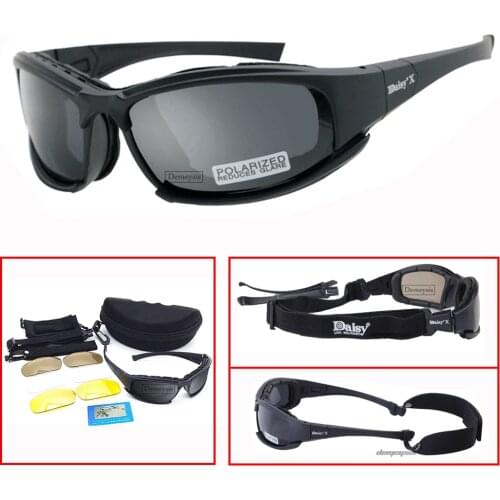 Polarized Army Sunglasses Military Sunglasses Airsoft Tactical Glasses UV400 Outdoor Sport Cycling Shooting Hiking Glasses