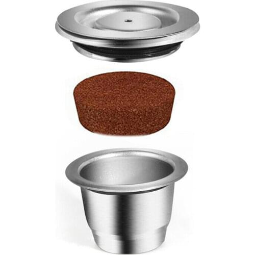 Portable Stainless Steel Capsules Coffee Pods Holder Filter Set for Espresso