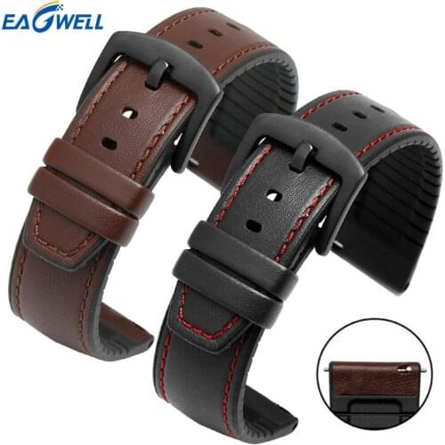 Quick Release 22mm 20mm Universal Watchband Retro Leather Watch Band For Garmin Venu Active Vivoactive 3 music 3t Strap 20 22