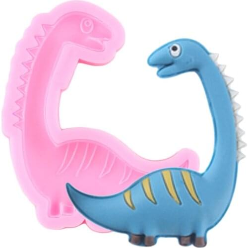 Animals Dinosaur Silicone Molds DIY Baby Birthday Fondant Cake Decorating Tools Cookie Baking Candy Clay Chocolate Moulds