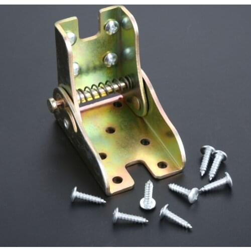 1pc 90 Degree Folding Hinge Table Legs Brackets Fold Feet For Table Chair Extension Tables Foldable Self-Locking Feet Hinges