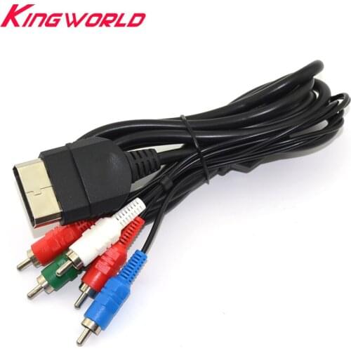 10pcs High quality Component AV Cable Cord Connection for Microsoft for Xbox First Generation Audio Video RCA Cable