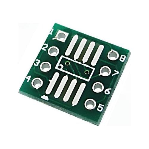 100PCS/LOT SO8 MSOP8 SOIC8 TSSOP8 SOP8 turn DIP8 IC adapter Socket Adapter plate PCB PB-FREE without Pin Header