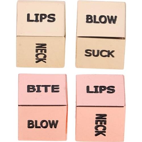 4pcs Adult Love Dice Spice Naughty Game Funny Dices For Couples Bachelor Party