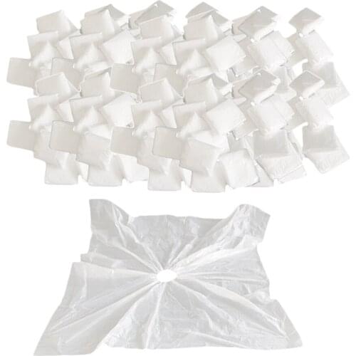 50/100/200pcs Disposable Plastic Salon Hair Cutting Barber Cape