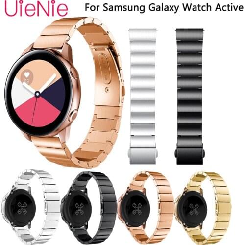 20mm Width Metal stainless steel Strap For Samsung Galaxy Watch Active Band Wristband for Samsung Gear S2 Watch Band bracelet