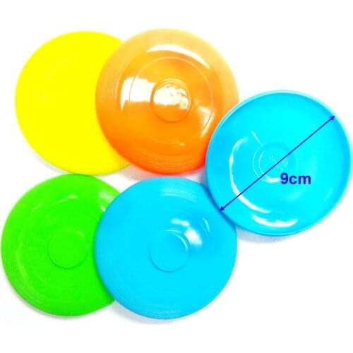 3pcs 9cm Flying Disc Disk Outdoor Toys Children Birthday Party Favor Kids Fun Game Christmas Gift Souvenirs Pre School Beach Toy