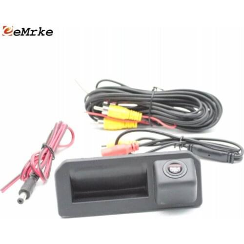 EEMRKE CCD HD Night Vision Car Rear Camera for Volkswagen Ameo Passat Polo Derby Vento T-Cross Jetta Tayron Tharu
