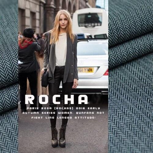 Paris rosha imported pure flax and black gray fashion flax fabric, cloth four seasons fashion fabric garment trousers cloth