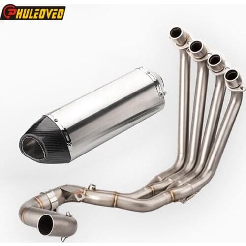 For Honda CBR650R CBR650F CB650F CB650R 2015-2020 Motorcycle Exhaust Full System Manifold Collectorwith Muffler Exhaust Silencer