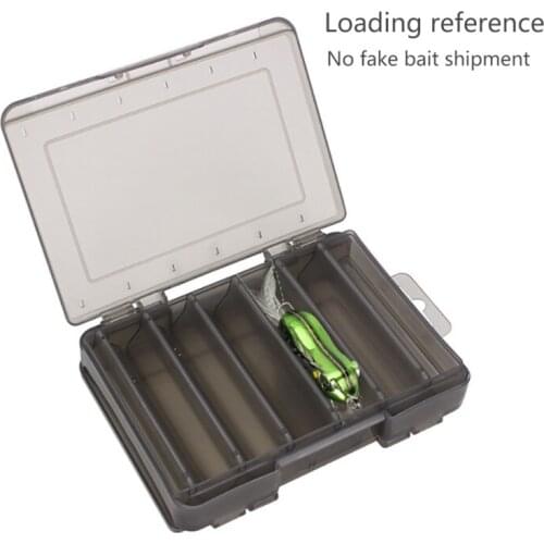 Fishing Lure Box Tackle Box Double-decker Sub-bait Box Bait Fishing Gear Storage Box Fishing Double Sided Tackle Box New Arrival