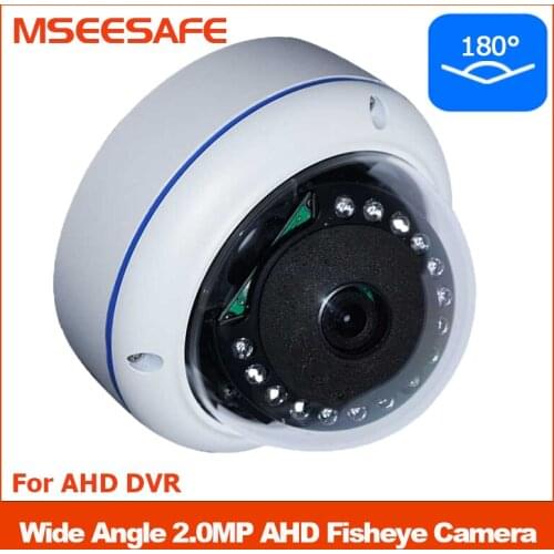 Mseesafe Full HD 1080P AHD CCTV Camera Home Security System 2MP 180 Degree Wide Angle Night Vision Replace Common Cam with IR