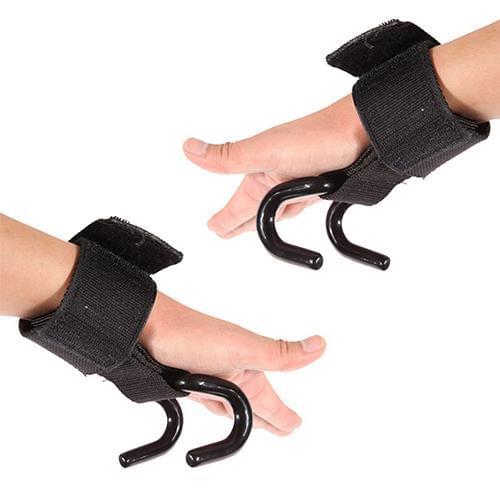 1Pc Pro Weight Lifting Strength Training Fitness Gym Hook Wrist Support Lift Straps Grip Strap Glove Wrist Support