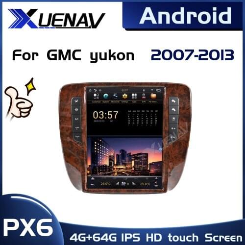 PX6 system Navigation GPS Android For GMC Yukon 2007 2008 2009 2010-2013 Car Radio Multimedia Video Player touch screen Radio