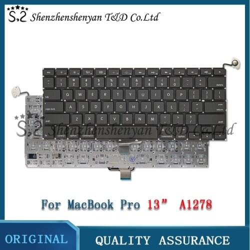 Orginal Brand New A1278 dla Macbook pro 13.3 cali laptop MC700 MC724 MD101 MD 102 klawiatury Brand New 2008-2012 Year