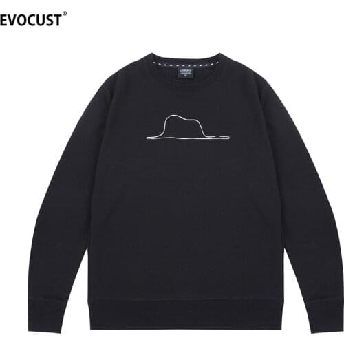 The Little Prince Le Petit Boa constrictors eating an elephant funny carton Sweatshirts Hoodies men women unisex Combed Cotton