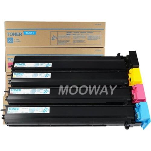 Compatible toner cartridge for Konica Minolta C451 C550 C650 TN611 45K 760g powder toner cartridge