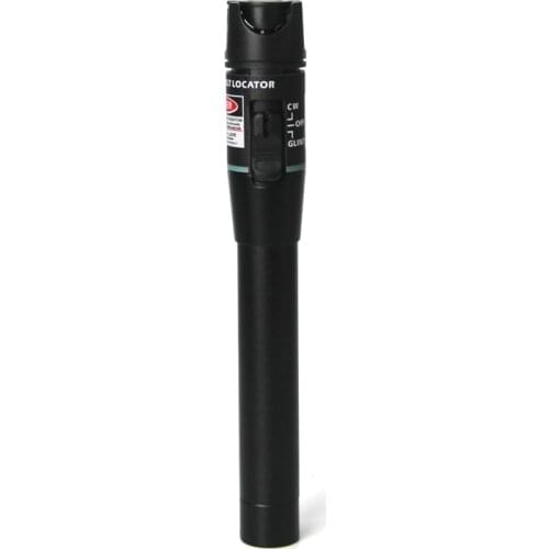 Visual Fault Locator, 30mW Red Laser Light Fiber Optic Cable Tester Meter for CATV Telecommunication Engineering Maintenance